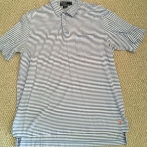 Ralph Lauren Polo Pima Cotton Blue/White striped L